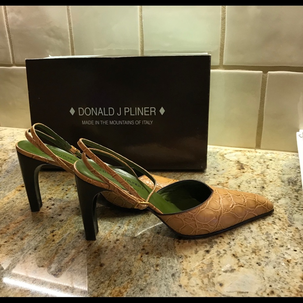 Donald J Pliner Heel Sandal with Ankle Strap
